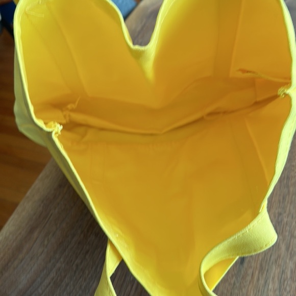 NOAH Retro Surfing Neon Yellow CanvasTote Bag EUC - Picture 3 of 6